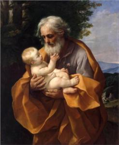 St Joseph with the Infant Jesus, Guido Reni, 1620